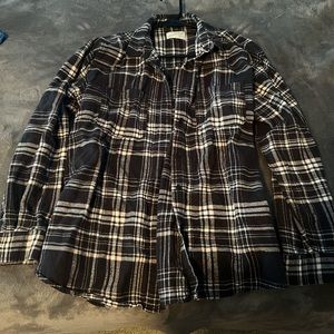 Black and White flannel good quality